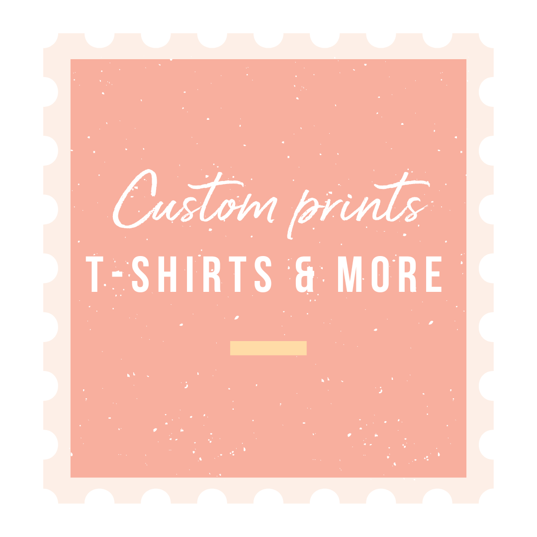 Custom print T-shirts and Accesories