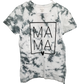 Mama tie dye handmade tshirt size chart