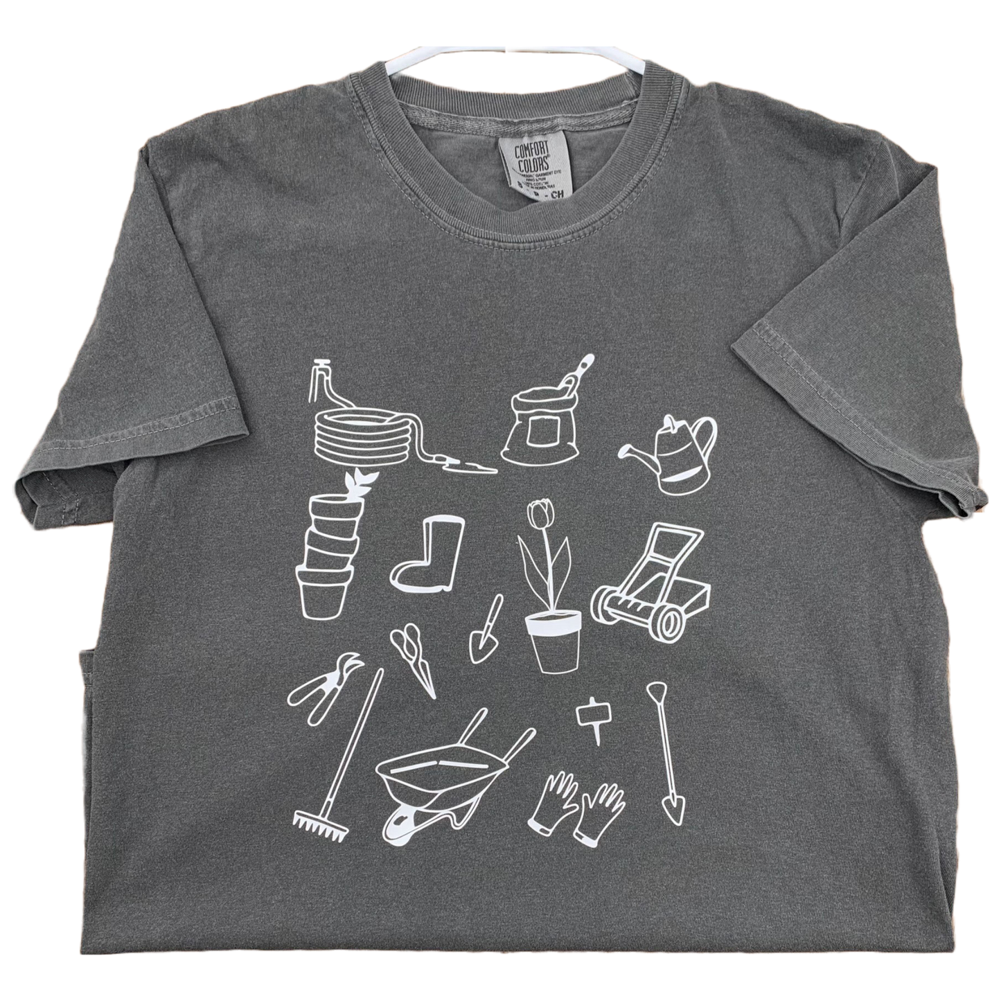 Yardwork tools t-shirt