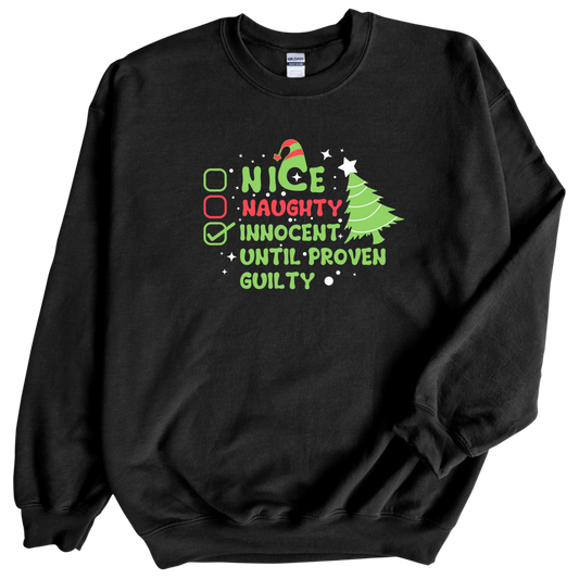 Naughty or Nice Christmas sweatshirt