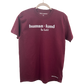 Human kind t-shirt in maroon color