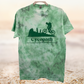 Mountain biking tie-dye t-shirt